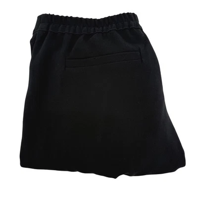 Pantalón pantalón con dobladillo con puños en capa marina para mujer mediano negro Foto 1 de 4