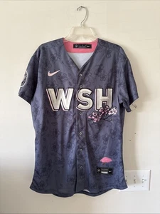 Washington Nationals Cherry Blossom City Connect Lane Thomas #28, mediano para hombre - Imagen 1 de 5