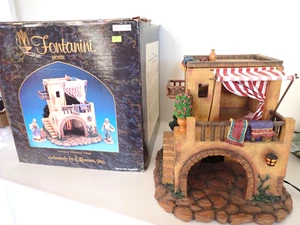 Fontanini 1999 Das Haus mit Box Krippendorf beleuchtetes Gebäude für 5" Figuren - Bild 1 von 15