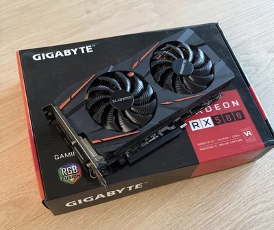 Gigabyte AMD Radeon RX 580 8GB GDDR5 Gaming Graphics Card (GPU) - Image 1 of 2