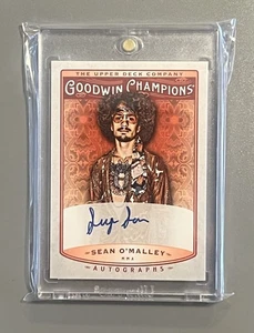 SEAN O’MALLEY 💎”RARE” AUTHENTIC AUTOGRAPHED ✨ROOKIE✨ CARD!!! UPPER DECK - Picture 1 of 2