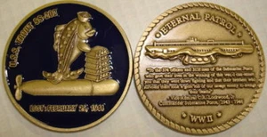 Moneda Desafío Submarino USS Trout SS 202 - Imagen 1 de 1