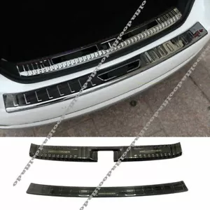 For Toyota Highlander 2020-2021 Black Car Rear Bumper Protector Sill plate cover - Bild 1 von 3