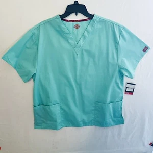 Dickies EDS Signature Women's V-Neck Solid Scrub Top Size XL - Picture 1 of 6