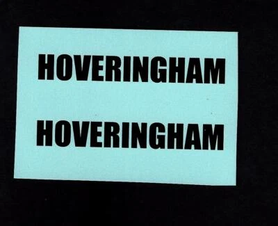 MATCHBOX KING SIZE K1b HOVERINGHAM TIPPER TRUCK TRANSFERS/DECALS