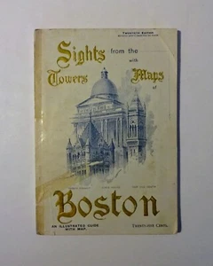 1898 Contents to GREATER BOSTON - What to See, Maps & Illust, Tourist Guide Book - Picture 1 of 18