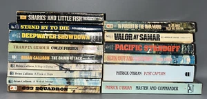 Vintage Assorted Lot of 15 PB Books Historical War Fiction Various Authors - Imagen 1 de 12