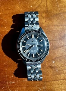 BULOVA Accutron Deep Sea 666 Ft Diver First Electric Mens Watch For Repair - Picture 1 of 5