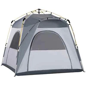 4 Person Automatic Camping Tent, Outdoor Pop Up Tent, Portable Backpack - Picture 1 of 11