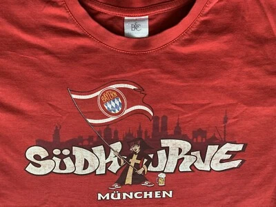 T-Shirt Bayern München Südkurve Ultras/ Bayern Flag Beer Collector Tshirt/ Red S - image 1 of 4
