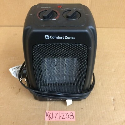 Calentador de espacio cerámico portátil Comfort Zone modelo CZ442 1500 vatios Foto 1 de 4