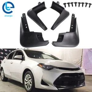 Fit For Toyota Corolla 2014-2018 Mud Flaps Splash Guards Mudguard 4pcs - Picture 1 of 11