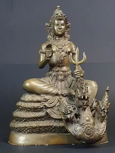 FUSIONE IN BRONZO SHIVA SEC.XX - Foto 1 di 8