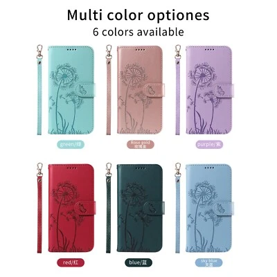 For Samsung Galaxy A71 A53 A40 A31 A06 Wallet Flip Leather Phone Case Cover - Image 1 of 4