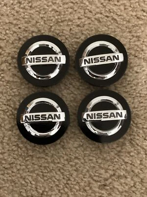 Center Cap Nissan Altima Maxima Murano Rogue Altima Black 40342 AU510 OEM 4pcs - Image 1 of 4