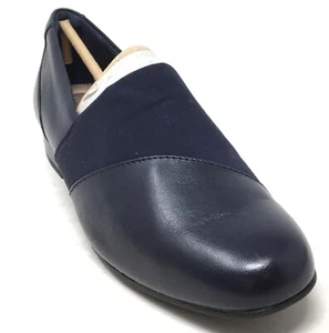 Clarks Collection Juliet Gem Women's Size 7.5 Navy Marine Leather Slip-On Shoes - Bild 1 von 8