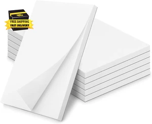 Note Pads 4X6 Inch, 6 Pack Blank Scratch Pads, 50 Sheets per Memo Pad for Writin - Picture 1 of 7