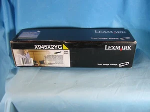 Lexmark X945X2YG YELLOW Toner Ctg for Lexmark X-940 Series - NEW - FREE SHIP - Picture 1 of 1