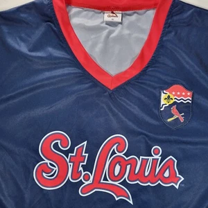 Camiseta deportiva de fútbol para hombre de los Cardenales de San Luis XL azul marino sorteo de estadio - Imagen 1 de 10