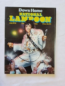 1976 July NATIONAL LAMPOON Parody Magazine VG Fat Elvis Cover No Label - Picture 1 of 4