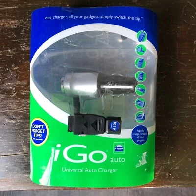 NEW iGo Universal Auto Charger Car DC & Travel Charger power adapter phone - Image 1 of 3