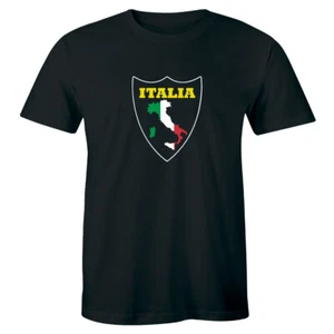 437 Italia Flag Mens T-Shirt New Funny Country italian Italy Cool Futbol Soccer - Picture 1 of 4