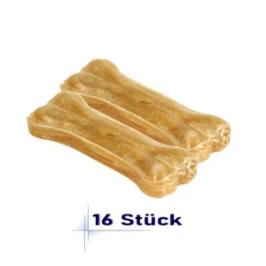 16 x Kości do żucia Kości ze skóry bydlęcej dla psów Przekąska do żucia Pielęgnacja zębów 16 cm 87,5 g - Zdjęcie 1 z 1
