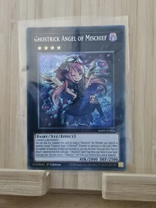 YuGiOh Ghostrick Engel des Unheils RA01-DE036 Secret Rare - Bild 1 von 1