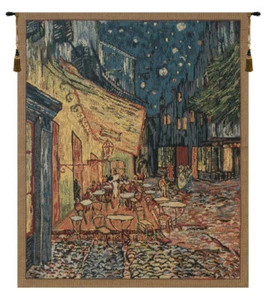 Terraza Van Gogh Bellas Artes Tapiz Belga Arte de Pared Colgante Decoración del Hogar - Imagen 1 de 11