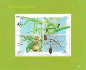 Angola 2004 Yvert SS 109 Flowers fruits MNH VF - Picture 1 of 1