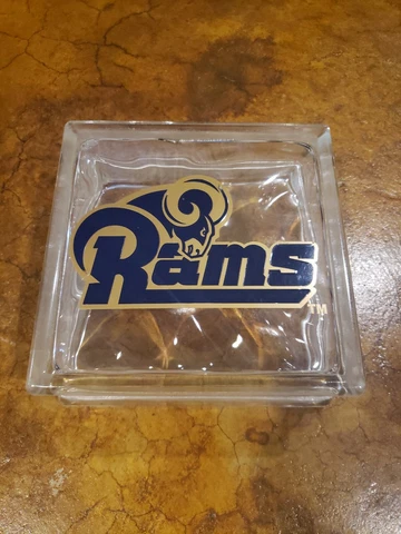Glass Block NFL Los Angels Rams Football Cover