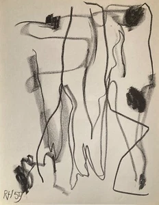 Raoul Hausmann lithographie signée 1959 art abstrait mouvement dada abstract art - Picture 1 of 1