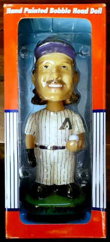 2001 Arizona Diamondbacks Randy Johnson Hand Painted Bobblehead Cover