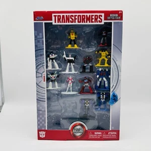 Transformers Nano Metalfigs Diecast 12 Figures Collector Set Used Open Box Jada - Picture 1 of 9