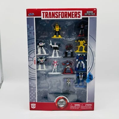 Transformers Nano Metalfigs Diecast 12 Figures Collector Set Used Open Box Jada - Image 1 of 4