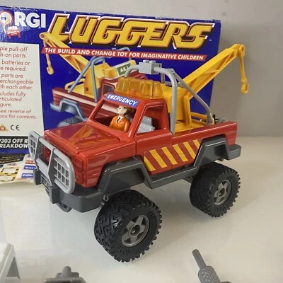 Juego de averías todoterreno CORGI LUGGERS P303 incompleto con caja juguete años 80 1989 de colección Foto 1 de 4