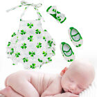 3 Pcs Baby St Patricks Day Bodysuit Irish Party Outfit Jumpsuit