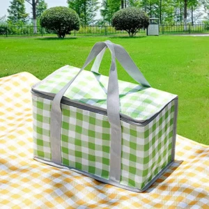 Insulated Picnic Bag Reusable,Beach Bag Cooler Bags, Cooler Bags with Zippered T - Picture 1 of 12