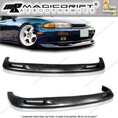 For 95 96 Nissan 240sx S14 ZENKI Gracer GRD Front Bumper Chin Spoiler Lip Kit - Image 1 of 3