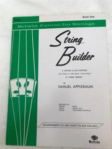 Belwin Course For Strings Violin String Builder Sheet Music Book 1 Violin Teach - Picture 1 of 1