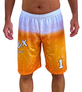 Footex Pantalones Cortos Playa Volley Beer Tenis Mar Tintas de Sublimación Padel - Imagen 1 de 3