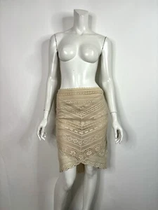 Vtg Chloe Ivory Crochet Lace Skirt FR38 - Picture 1 of 17
