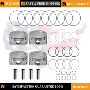 Juego de pistones de 0,50 mm con anillos de gran tamaño para Hyundai Santa Fe Sonata Tucson 2,4 L NUEVOS - Imagen 1 de 21