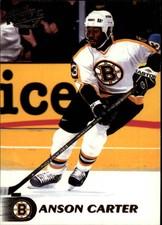1998-99 Pacific Boston Bruins Hockey Card #73 Anson Carter