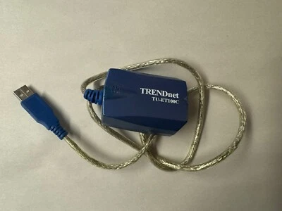 TRENDnet TU-ET100C Fast Ethernet Adapter USB to RJ45 10/100 - Image 1 of 4