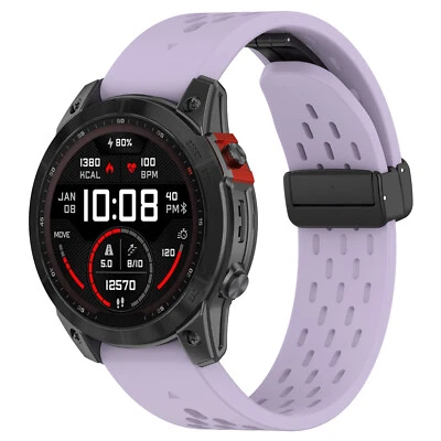 Быстросъемный магнитный силиконовый ремешок 20/22/26 мм для Garmin Fenix 8 7X 3 5X - Изображение 1 из 4
