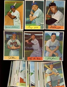 1954 Bowman Baseball Card Lot Starter Set 73 Different EXMT/NRMT - Picture 1 of 1