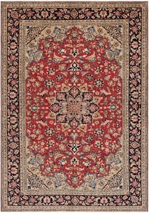Najafabad Handgeknüpfter Perserteppich 309x216 cm-Rot,Fine,Orient,Carpet,Rug - Picture 1 of 13