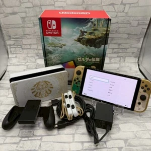 NINTENDO SWITCH OLED The Legend of Zelda Tears of the Kingdom Edition Mint Japan - Picture 1 of 11