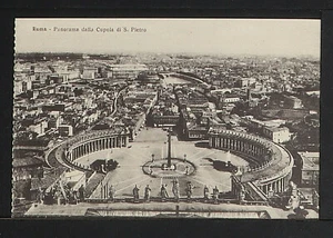 ITALY-ITALIA 930 ROMA_VATICANO -Panorama dalla Cupola di S. Pietro - Picture 1 of 2